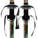 Лыжи беговые детские в комплекте с палками Zelart 0881-130B Grey-Red-Neon Green - изображение 2