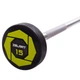 Штанга 15кг с фиксированным весом прямая полиуретановая Zelart Barbell 2689-15 длина 104см - изображение 4