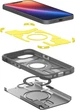 Панель Spigen Tough Armor MagSafe для Apple iPhone 16e Clear Gray (SPN16738) - зображення 9