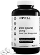 Цинк 25 мг, бісгліцинат цинку Hivital Foods - 400 таблеток - зображення 1