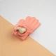 Перчатки для малышей на 1 - 2 года одинарные (арт. 25-7-50а) розовый - изображение 2