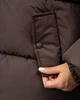 Женский пуховик цвет шоколадный размер L-xl-xxl sane-v30_2 - изображение 2
