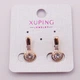 Серьги медзолото с фианитами Xuping 18х8 xp3 - изображение 2