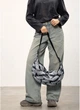 Жіноча сумка Sambag HOBO Dolly з принтом «Palm» стильна повсякденна сумочка 51909 - зображення 7