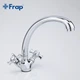 Двухвентильный смеситель для кухни Frap F4224 хром - изображение 5
