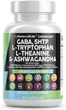 Премиальная добавка для поддержания настроения Clean Nutraceuticals GABA 750mg 5 HTP 200mg L Tryptophan 500mg L Theanine 200mg Ashwagandha 3000mg SAM-e L-Glycine 90 капсул - изображение 1