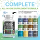 Премиальная добавка для поддержания настроения Clean Nutraceuticals GABA 750mg 5 HTP 200mg L Tryptophan 500mg L Theanine 200mg Ashwagandha 3000mg SAM-e L-Glycine 90 капсул - изображение 2