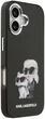 Etui Karl Lagerfeld IML Aquarelle Karl & Choupette & Logo MagSafe do Apple iPhone 17 Black (3666339531171) - obraz 4