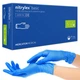 Рукавички нітрилові Nitrylex®, щільність 3.2 г. - PF PROTECT / basic - Сині (100 шт) S (6-7) - изображение 1