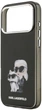 Панель Karl Lagerfeld IML Aquarelle Karl & Choupette & Logo MagSafe для Apple iPhone 17 Pro Black (3666339531195) - зображення 5