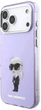 Etui Karl Lagerfeld IML Aquarelle Karl & Choupette & Logo MagSafe do Apple iPhone 17 Pro Max Purple (3666339531522) - obraz 2