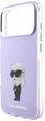 Etui Karl Lagerfeld IML Aquarelle Karl & Choupette & Logo MagSafe do Apple iPhone 17 Pro Max Purple (3666339531522) - obraz 5