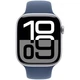 Смарт-годинник Apple Watch Series 10 GPS, 42mm, Silver, Denim Sport Band, M/L (Grade C) - Б/В - зображення 2
