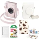 Набор камера моментальной печати Fujifilm Instax Mini Evo Hybrid Gentle Rose + чехол + фотопленка 20 шт + фотоальбом 96 + фоторамка - изображение 1