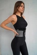 Пояс-корсет для підтримки спини Power System PS-6031 Waist Shaper Grey S/M - изображение 3