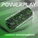 Масажний ролик (роллер) гладкий PowerPlay PP-4346 Mini EPP Foam Roller Чорно/Зелений (15x5,3см.) - изображение 6