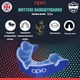Капа OPRO Silver доросла (вік 11+) Dark Blue/Blue (art.102502002) - изображение 2