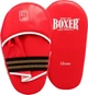 Лапы прямые боксерские Boxer кожвинил 1 мм Красные (IV2008-01R) - изображение 1