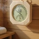 Термо-гігрометр для сауни та лазні Склоприлад 2в1 0-140°C біметалевий настінний термометр з гігрометром у дерев'яному корпусі (СП300259) - зображення 6