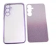 Чехол Luxury Case для Samsung Galaxy A35 5G/ A356 бампер силиконовый ombre блестки фиолетовый - изображение 2