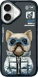 Панель Nimmy Cool&Cute 2.0 Dog для Apple iPhone 16 Black (6971080319396) - зображення 1
