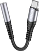 Kabel-adapter Hoco LS33 Type-C Digital 3.5 Audio converter Metal Gray (6931474761163) - obraz 3