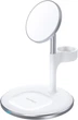 Бездротовий зарядний пристрій Choetech 2 в 1 магнітний Magnetic wireless charger station for Apple (T586-F) - зображення 1