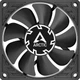 Wentylator Arctic P8 Slim PWM PST Black (ACFAN00295A) - obraz 1