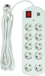 Listwa zasilająca PowerPlant 5 m, 3x1.5 mm², 10 A, 10 gniazdek, 2xUSB, euro, 100% miedź (YS-N6065/5) (EX610556) - obraz 2