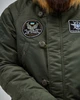 Аляска N-3B хакі з нашивками 114 БрТА L - изображение 6