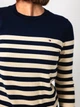 Sweter damski Tommy Hilfiger WW0WW44984-0FA XS Granatowy/Beżowy (8720638711247) - obraz 4