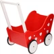 Коляска для ляльок Playwood дерев'яна Червона 2490182 (8719348001472) - зображення 1