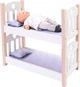 Ліжко для ляльок Engelhart двоярусне сіро-біле 1750218 (8716096018691) - зображення 2