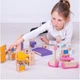 Meble dla lalek Bigjigs Toys drewniane dla domku 27 szt 2999703 (0691621261163) - obraz 6