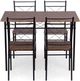 Zestaw mebli ModernHome by Multistore stół do jadalni 110 x 70 cm, 4 krzesła (VERONA-WD) - obraz 3