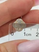Серебряные серьги в позолоте в стиле Van Cleef Ван Клиф клевер с Перламутром и камушками (ЛК-013631перп) - изображение 7