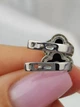 Серебряные серьги в стиле Van Cleef (Ван Клиф) клевер с Ониксом и камушками (ЛК-013631он) - изображение 7
