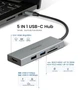 USB-хаб Essager 5-в-1 USB-C HDMI 4K, USB3.0, SD/TF кардридер - изображение 3