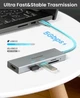 USB-хаб Essager 5-в-1 USB-C HDMI 4K, USB3.0, SD/TF кардридер - изображение 5