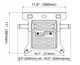 Подставка для ноутбука NB FP‑2 для настольного и настенного крепления, 10–17.3", чёрная - изображение 9