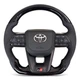 Анатомический руль для Toyota Land Cruiser 100, Prado 120. GR. Рояльный лак. Логотип – хром. В сборе. - изображение 1