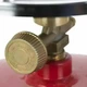Газовый баллон 8 л с горелкой 2200 Вт, портативный туристический газовый комплект с конфоркой, краном-переходником и ручкой для приготовления пищи, обогрева, кемпинга, туризма, походов, пикника Красный BG-08 - изображение 11