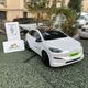 Інерційна металопластикова машинка PM3417 Tesla Model Х на радіокеруванні з зарядною станцією Біла - зображення 5