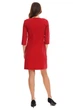 Жіноча коротка сукня з кишенями LadyLike 50 Червоний (ll2095820258449) - изображение 4