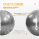Фітбол 85 см Hybrid сірий (фітбол напівмасажний) Sct018392 - зображення 2