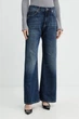 Джинсы wide leg Pinko 30 синий 101733 - изображение 1