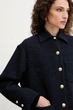 Пиджак из твида Pinko 42 синий 105816 - изображение 4
