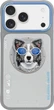 Панель Nimmy Glasses Cool Dog MagSafe для Apple iPhone 17 Gray (6971080314438) - зображення 1