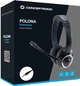 Навушники Conceptronic Stereo 3.5mm Headset Wired Black (POLONA02B) - зображення 4