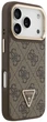 Etui Guess 4G PU Triangle Logo & Stand Camera Magsafe do Apple iPhone 17 Pro Max Brown (3666339534455) - obraz 4